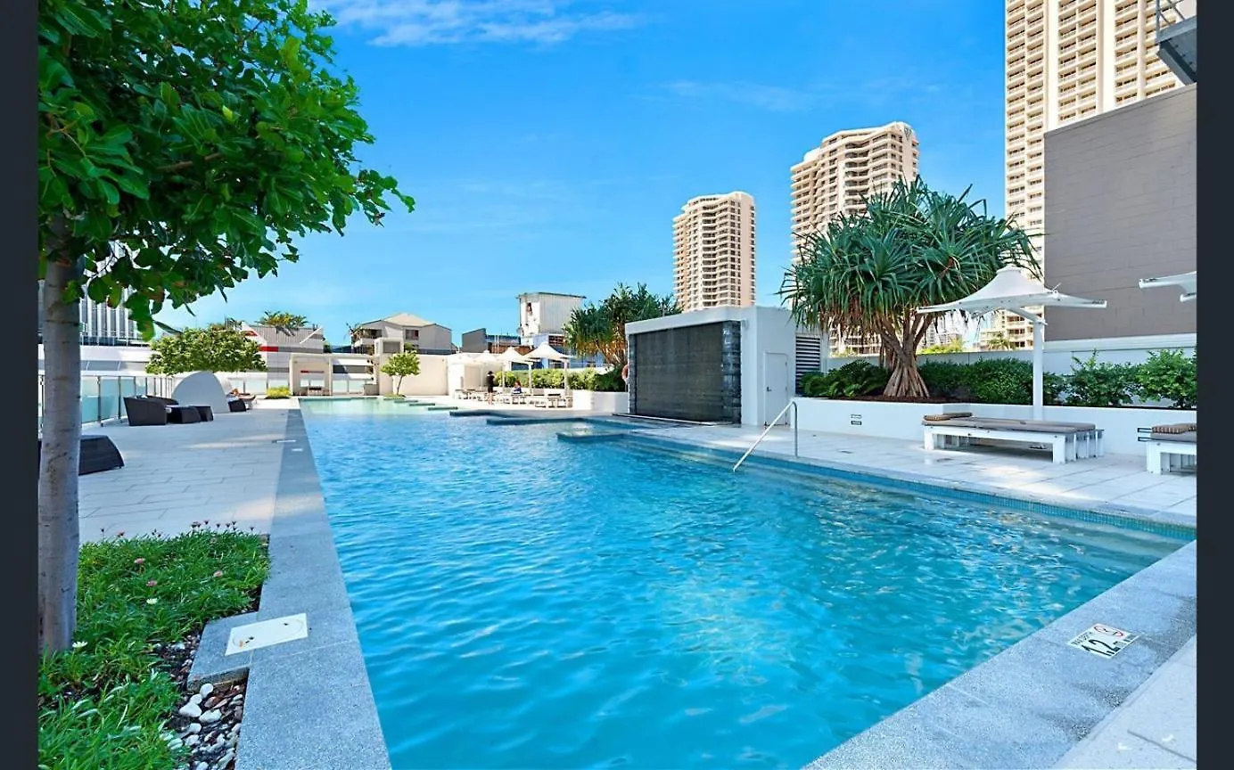 Level 27 Oceanview Apt In Hilton-Signed Building Gold Coast Lejlighed